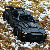 1: 8 Ford Shelby GT500, Matte Black Customized Version (3400PCS)